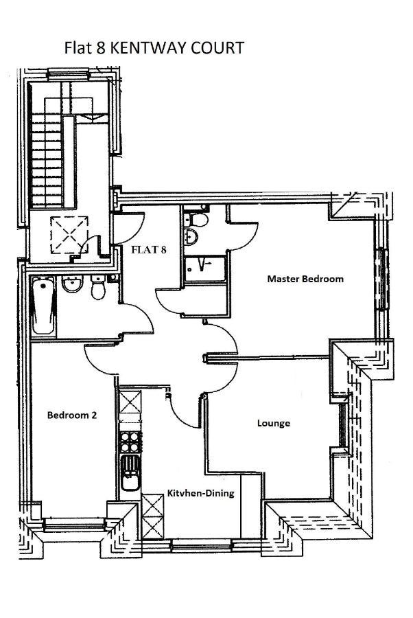 2 Bedroom 2 Bathroom Apartment 8 Including Free Parking 브롬리 외부 사진